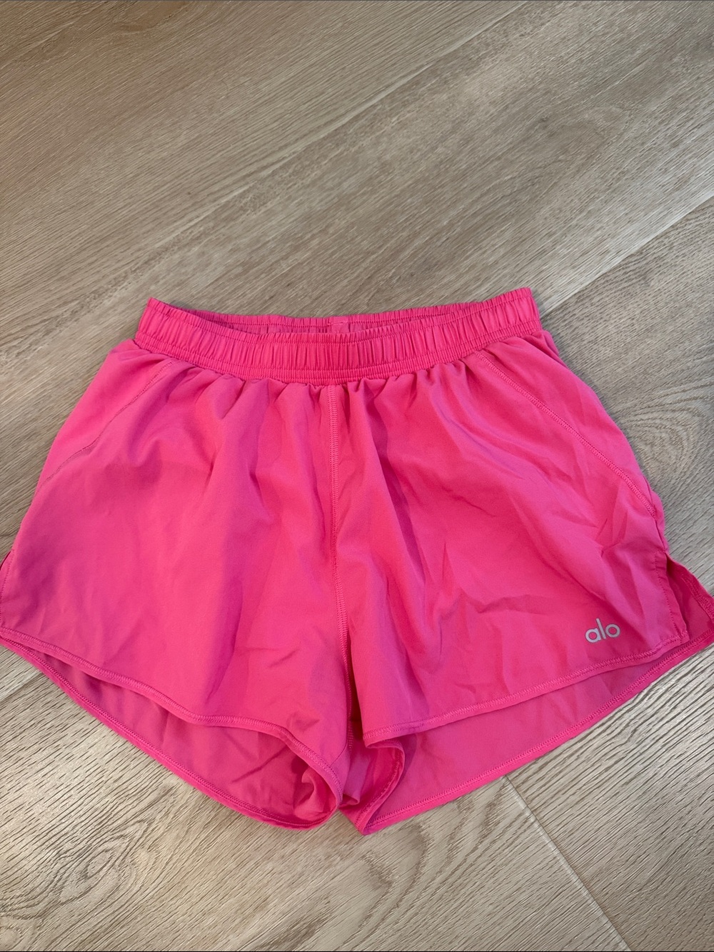 ALO Hot Pink Women's Athletic Shorts